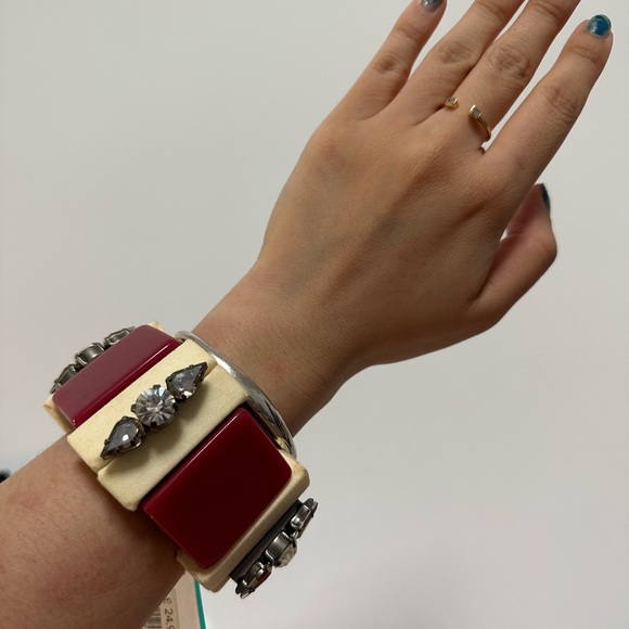 Marni Accessories - Marni Red and Cream Bracelet